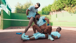 Men: Rim Job Escalation in Doubles Court