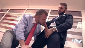 menatplay: Navy Suit, Big Cock, Hard Fucking