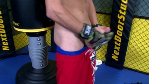 Next Door Male: Sweat and Jizz in Spencer's Gym