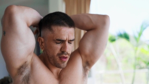Bromo: Riding His Cock in Full View of the Open Doors