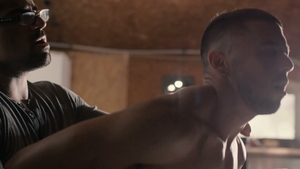 masqulin: Pleading Captive Tied Up With His Own Shirt