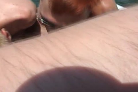 Ginger girl and His allies nail outdoors